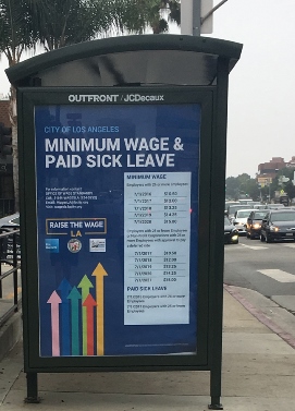 Minimum Wage Notice Los Angeles