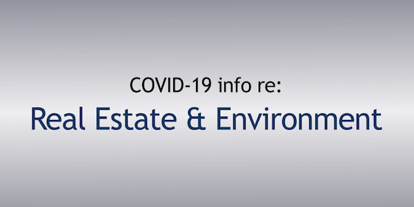 COVID-19 Real Estate and Environmental Law